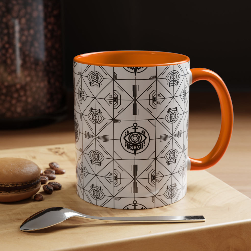 SEV ACCENT COFFEE MUG — PRECISION MONO BLACK — alternate view 50 of 68