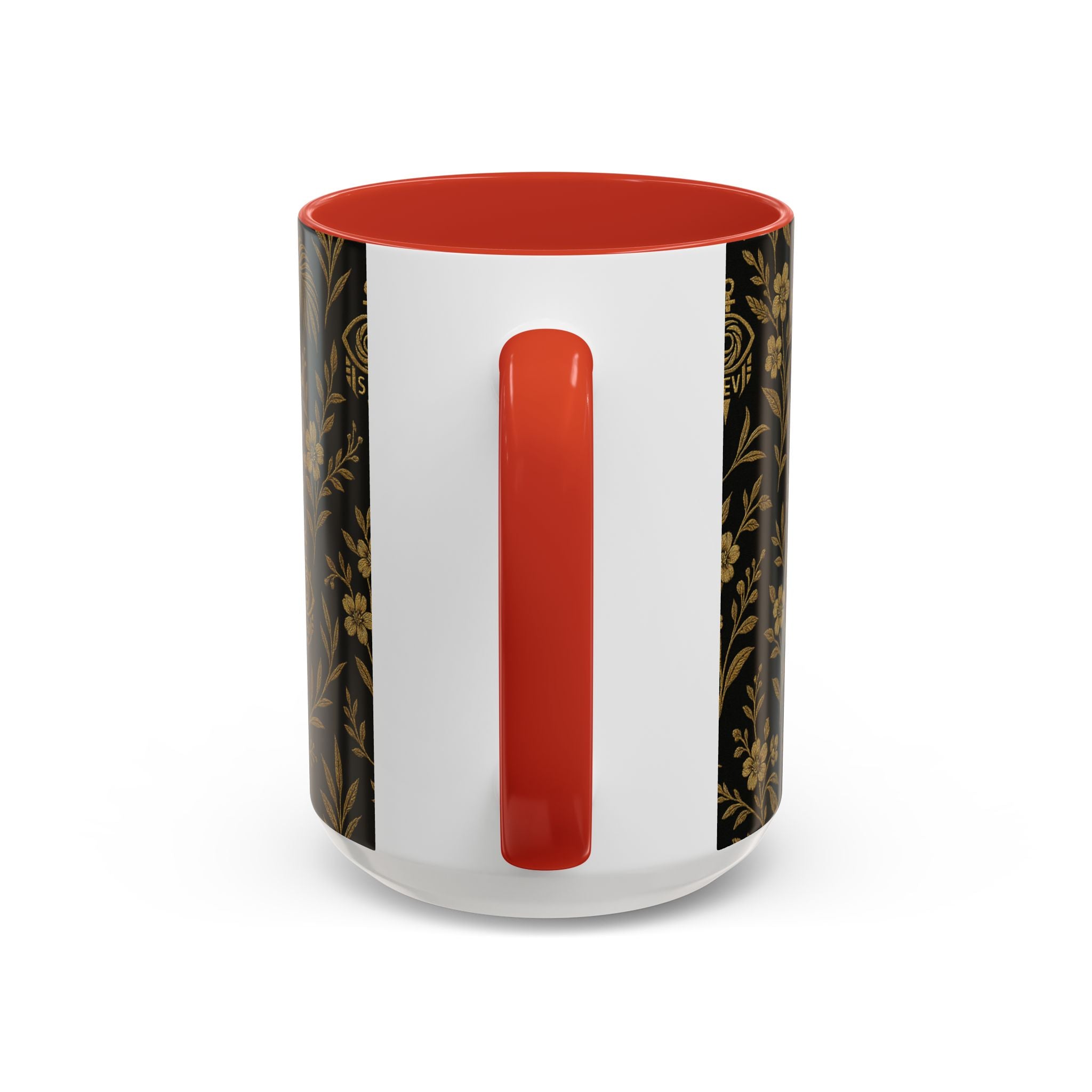 SEV ACCENT COFFEE MUG — TRUE NOIR RICH GOLD BOTANICAL — alternate view 40 of 68