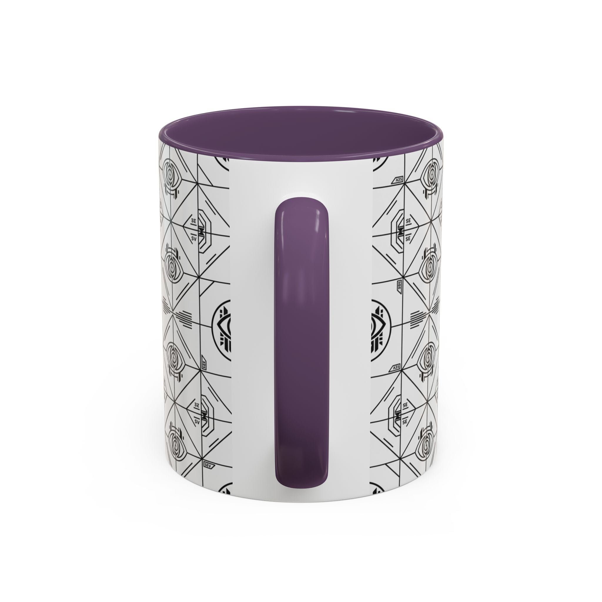 SEV ACCENT COFFEE MUG — PRECISION MONO BLACK — alternate view 64 of 68