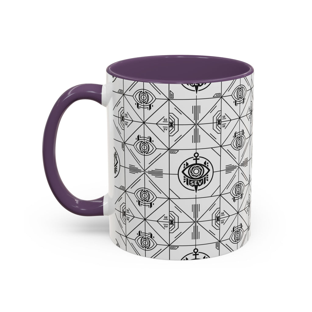 SEV ACCENT COFFEE MUG — PRECISION MONO BLACK — alternate view 63 of 68
