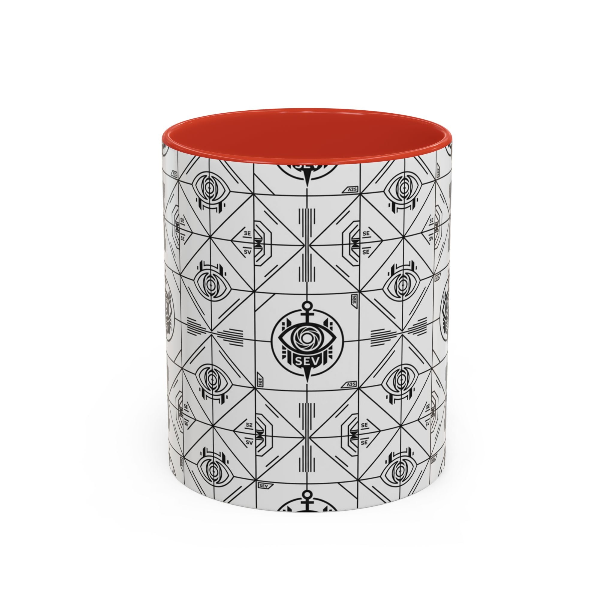 SEV ACCENT COFFEE MUG — PRECISION MONO BLACK — alternate view 5 of 68