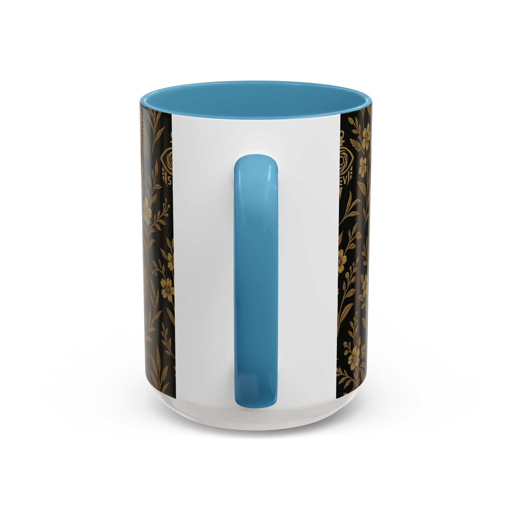 SEV ACCENT COFFEE MUG — TRUE NOIR RICH GOLD BOTANICAL — alternate view 46 of 68