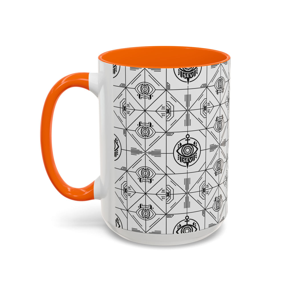 SEV ACCENT COFFEE MUG — PRECISION MONO BLACK — alternate view 54 of 68