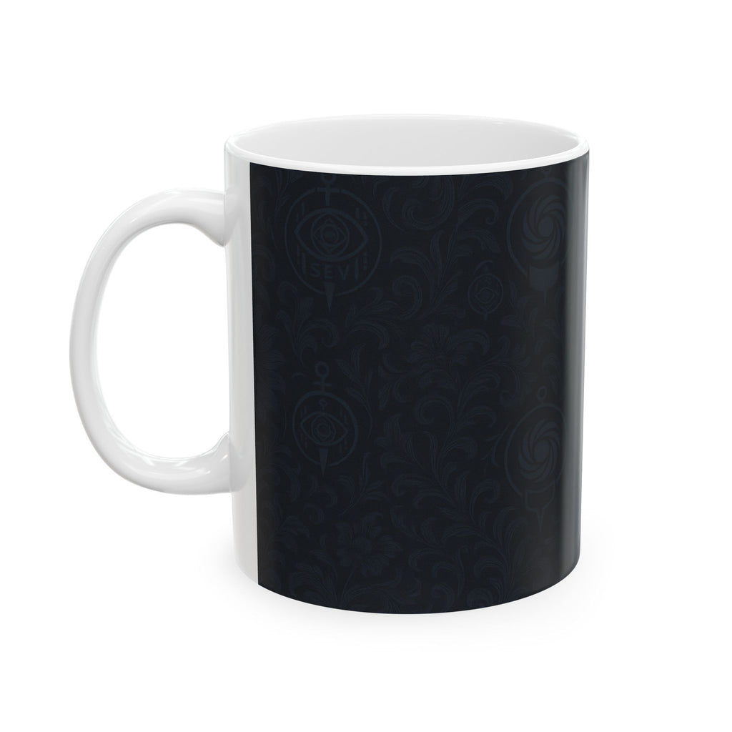 SEV CERAMIC MUG — MIDNIGHT NAVY FLORAL — alternate view 3 of 7