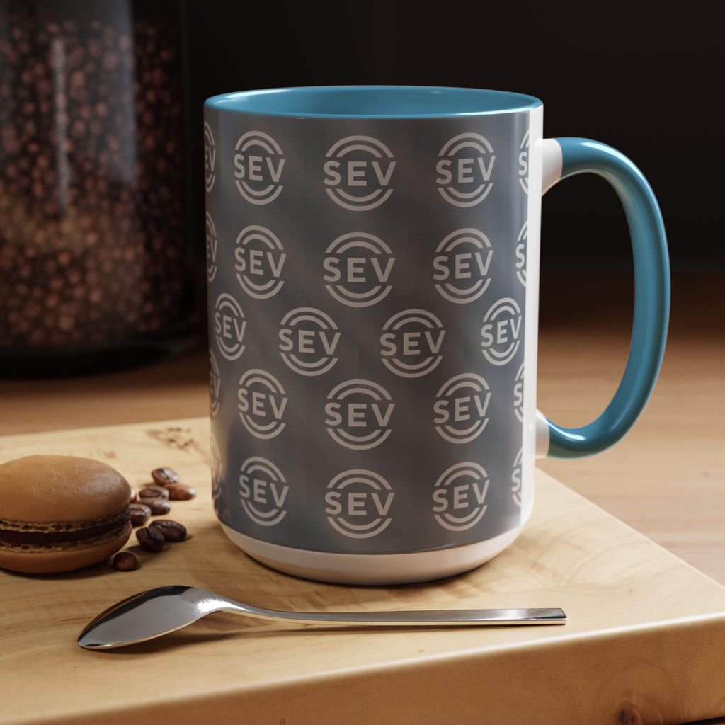 SEV ACCENT COFFEE MUG — DENSE WINTER STEEL GREY — alternate view 47 of 68