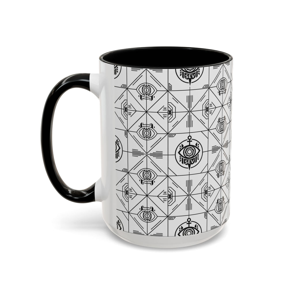SEV ACCENT COFFEE MUG — PRECISION MONO BLACK — alternate view 30 of 68