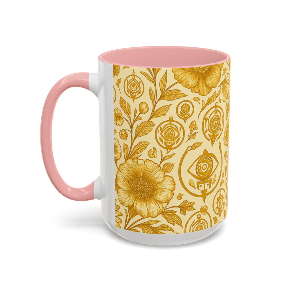 SEV ACCENT COFFEE MUG — GOLDCREAM FLORAL — alternate view 36 of 68