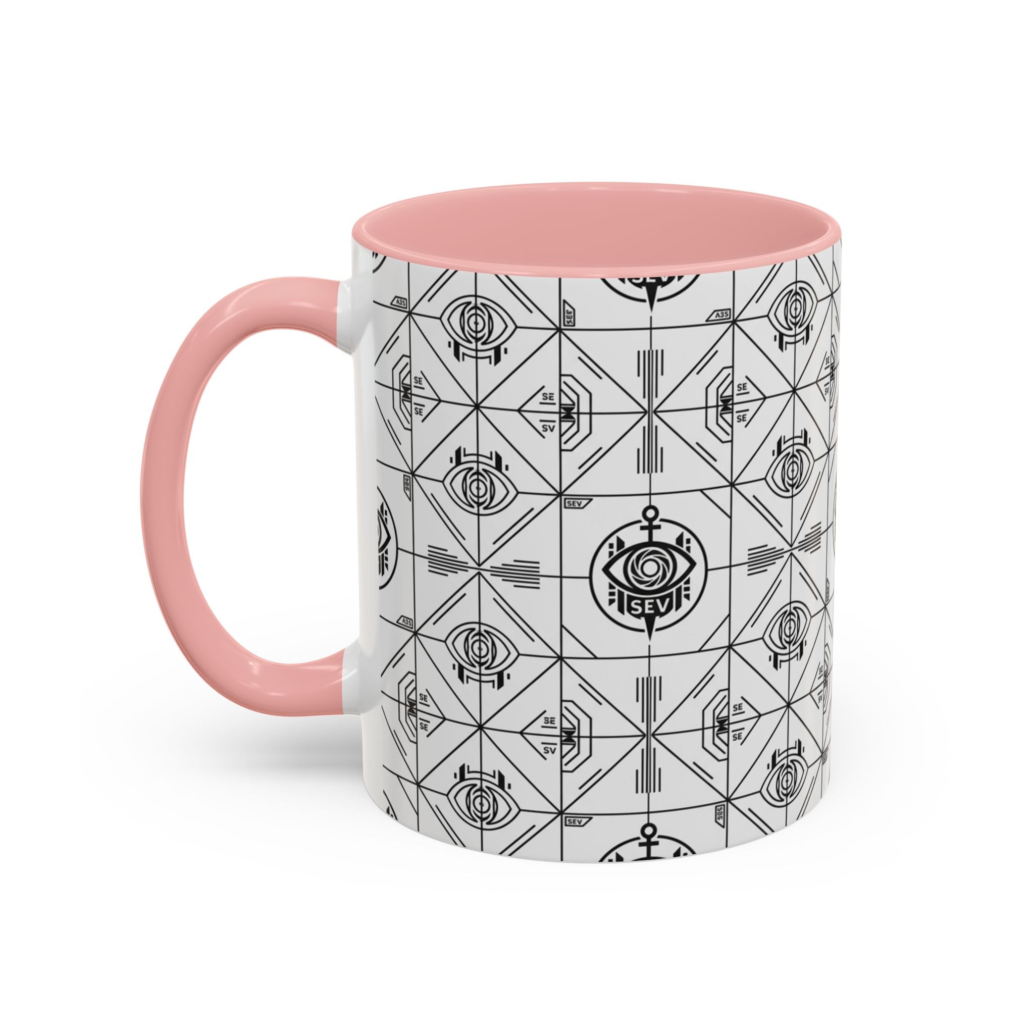 SEV ACCENT COFFEE MUG — PRECISION MONO BLACK — alternate view 24 of 68