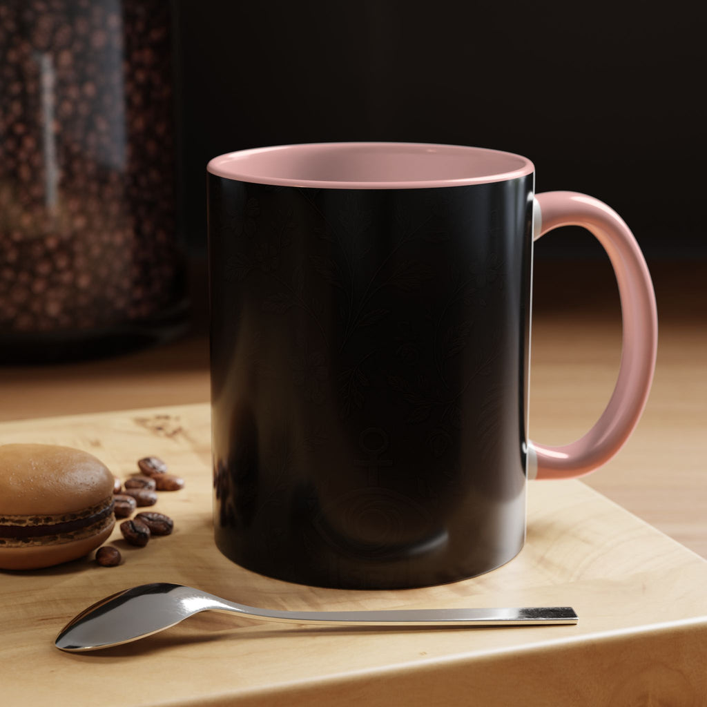 SEV ACCENT COFFEE MUG — NOIR GRAPHITE SUBTLE BOTANICAL — alternate view 26 of 68