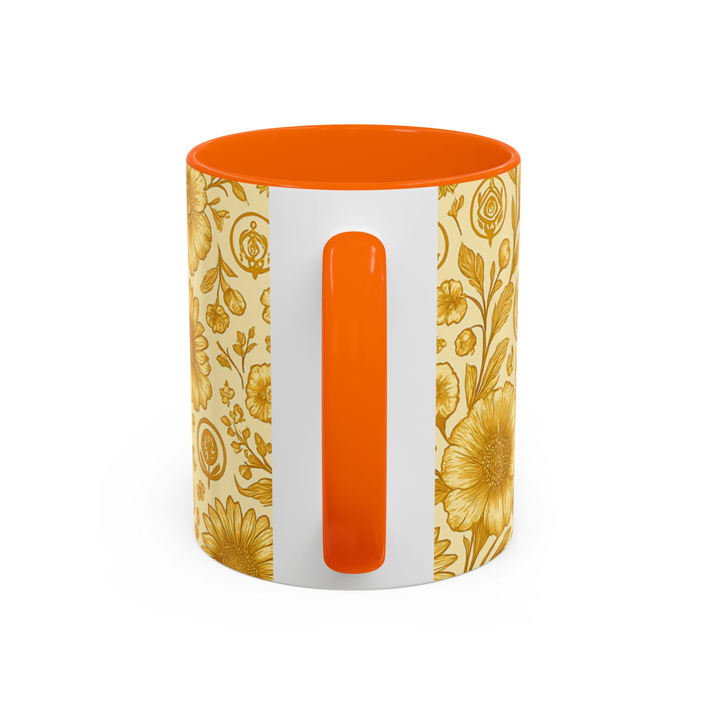 SEV ACCENT COFFEE MUG — GOLDCREAM FLORAL — alternate view 49 of 68