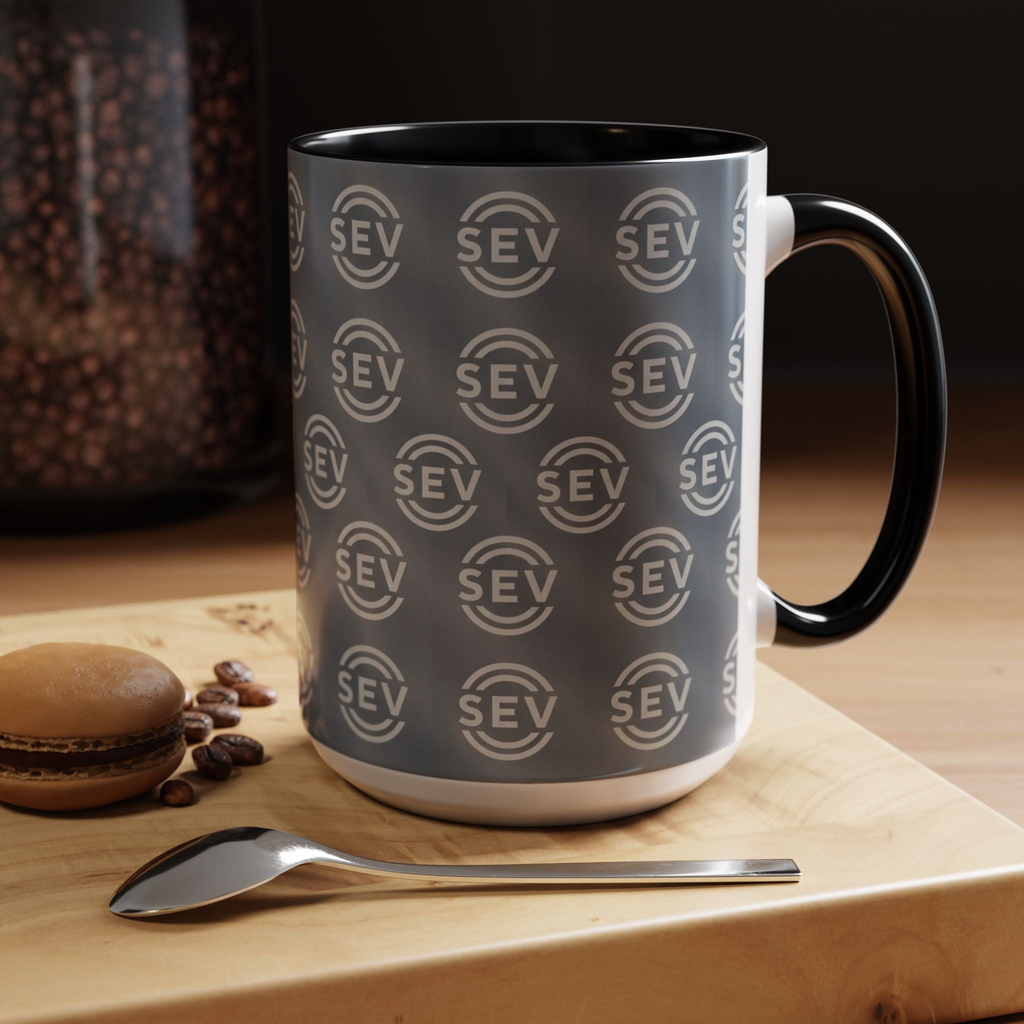 SEV ACCENT COFFEE MUG — DENSE WINTER STEEL GREY — alternate view 32 of 68