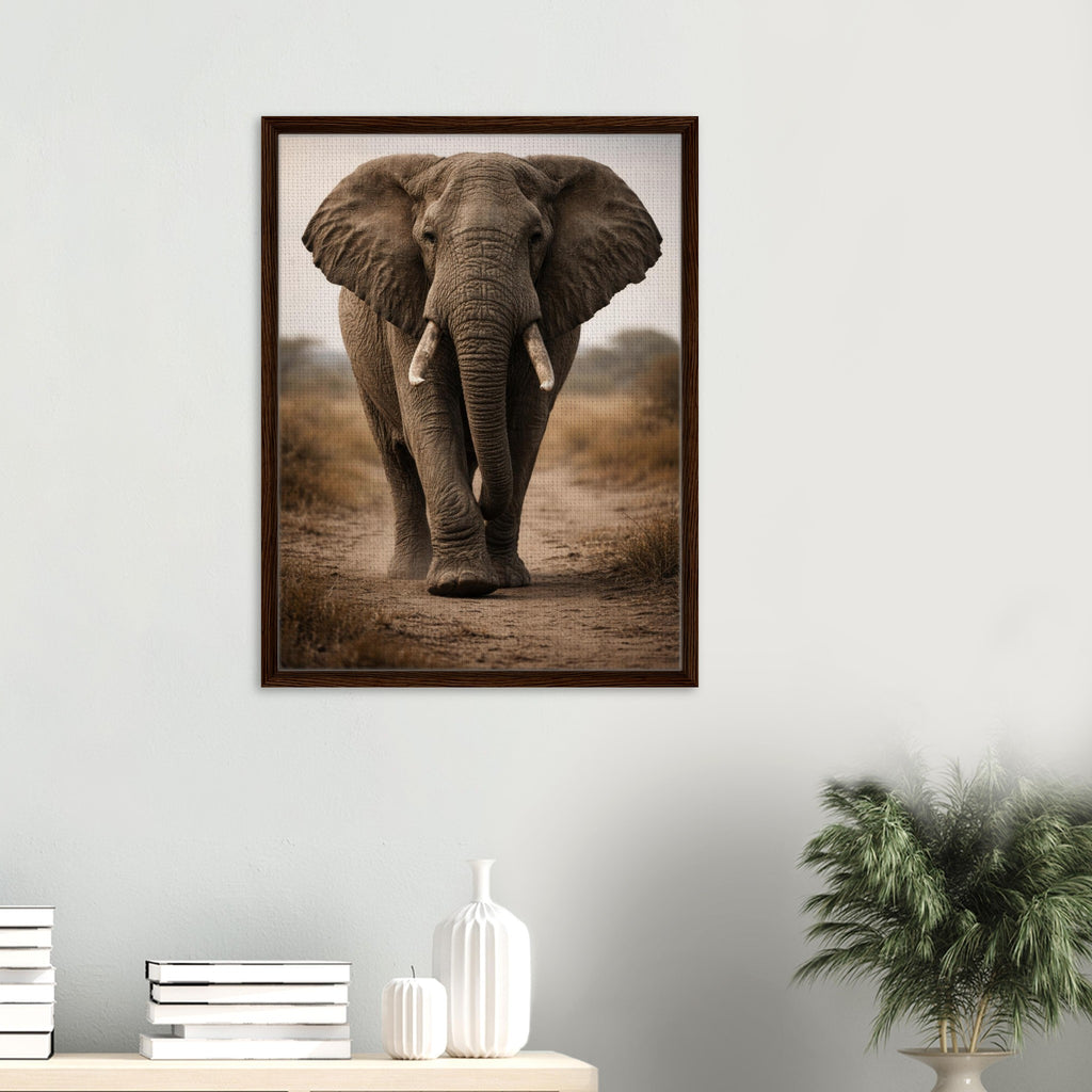 The Elephant – Framed Canvas Edition — alternate view 2 of 6