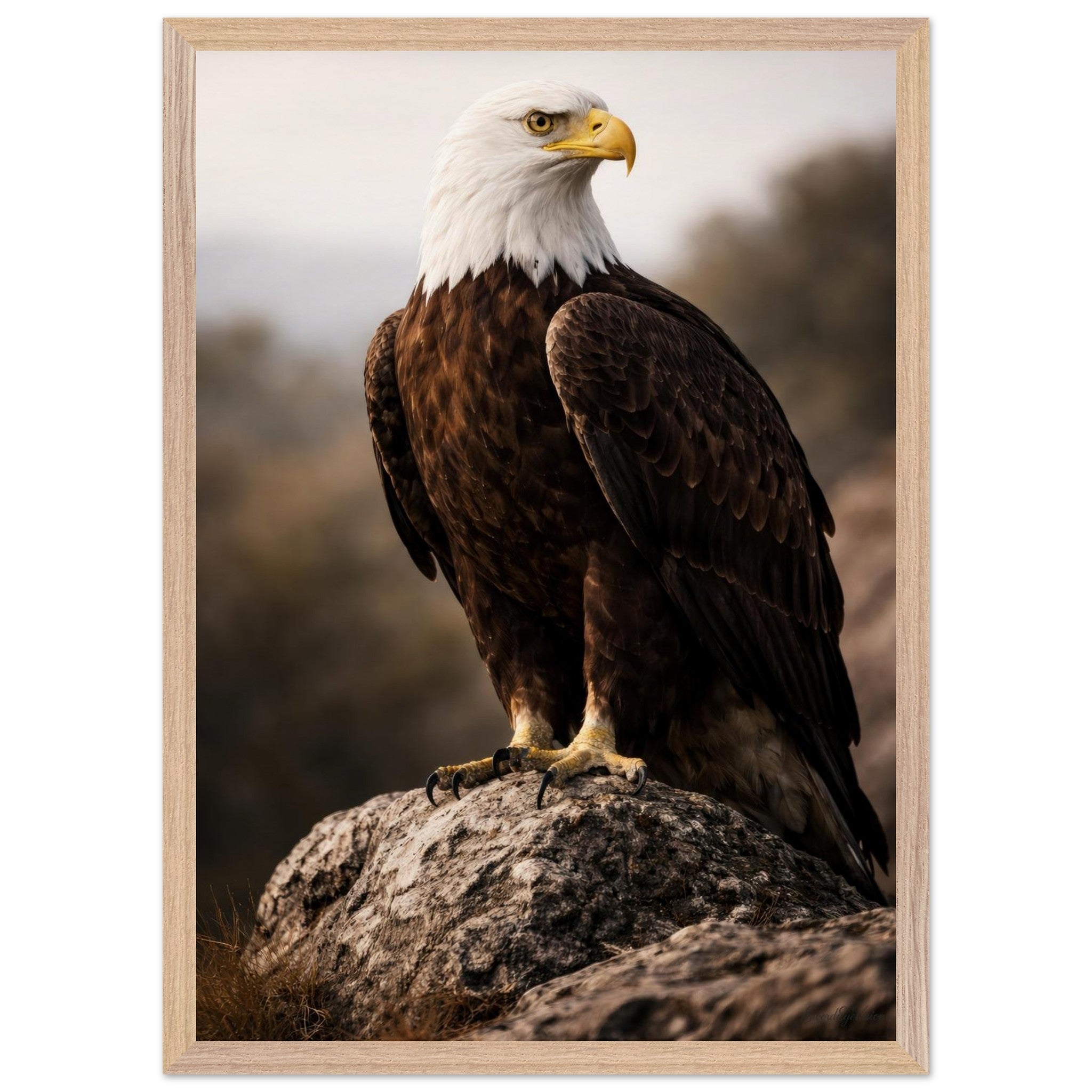 The Eagle — Framed Fine Art Print — Premium Wooden Frame — alternate view 1 of 9