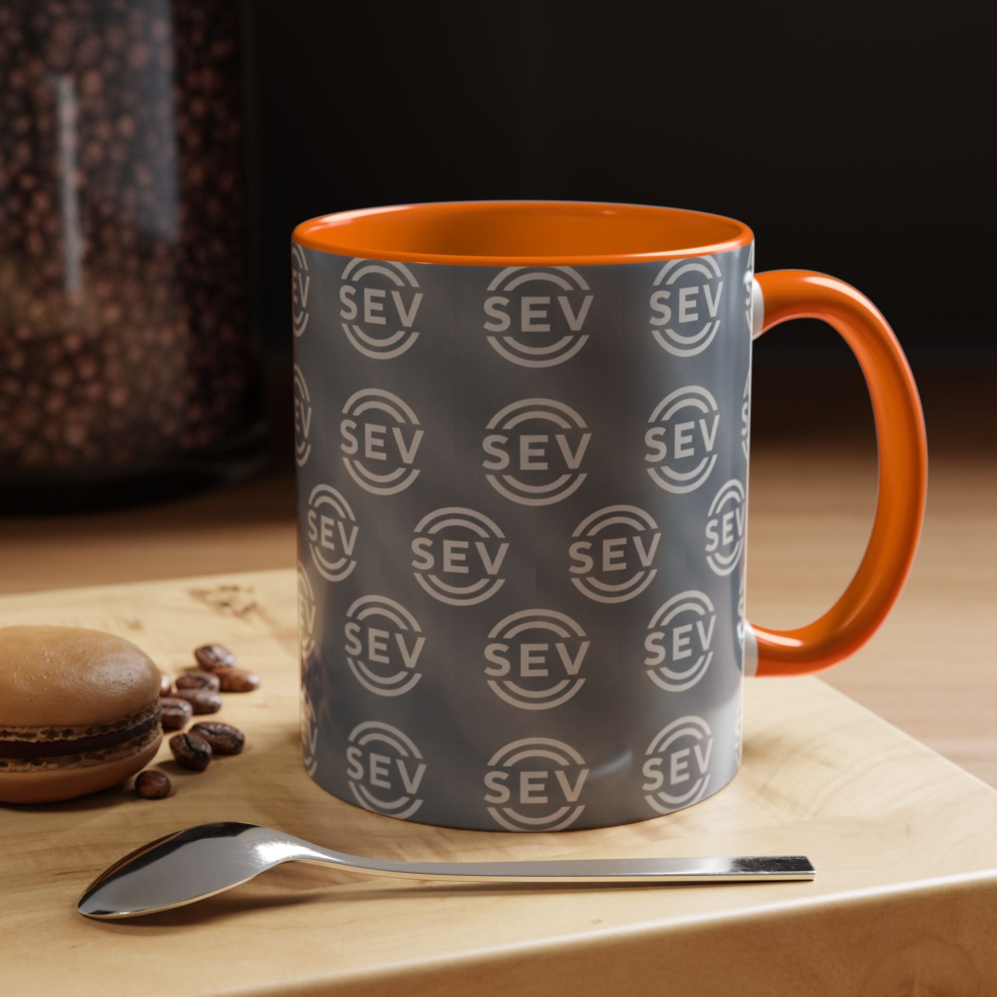 SEV ACCENT COFFEE MUG — DENSE WINTER STEEL GREY — alternate view 50 of 68