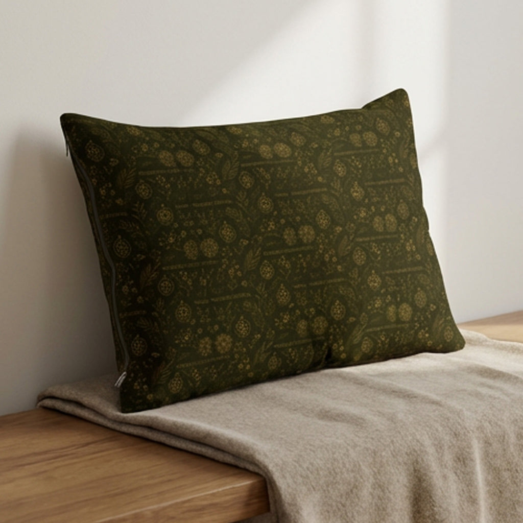 SEV Radical Capsule — Botanical Pattern Throw Pillow — alternate view 2 of 5