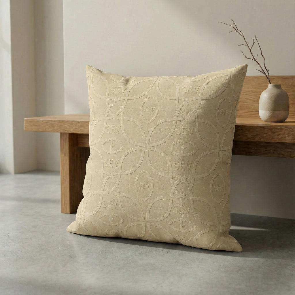SEV Radical Capsule — Interlock Motif Throw Pillow — alternate view 3 of 6