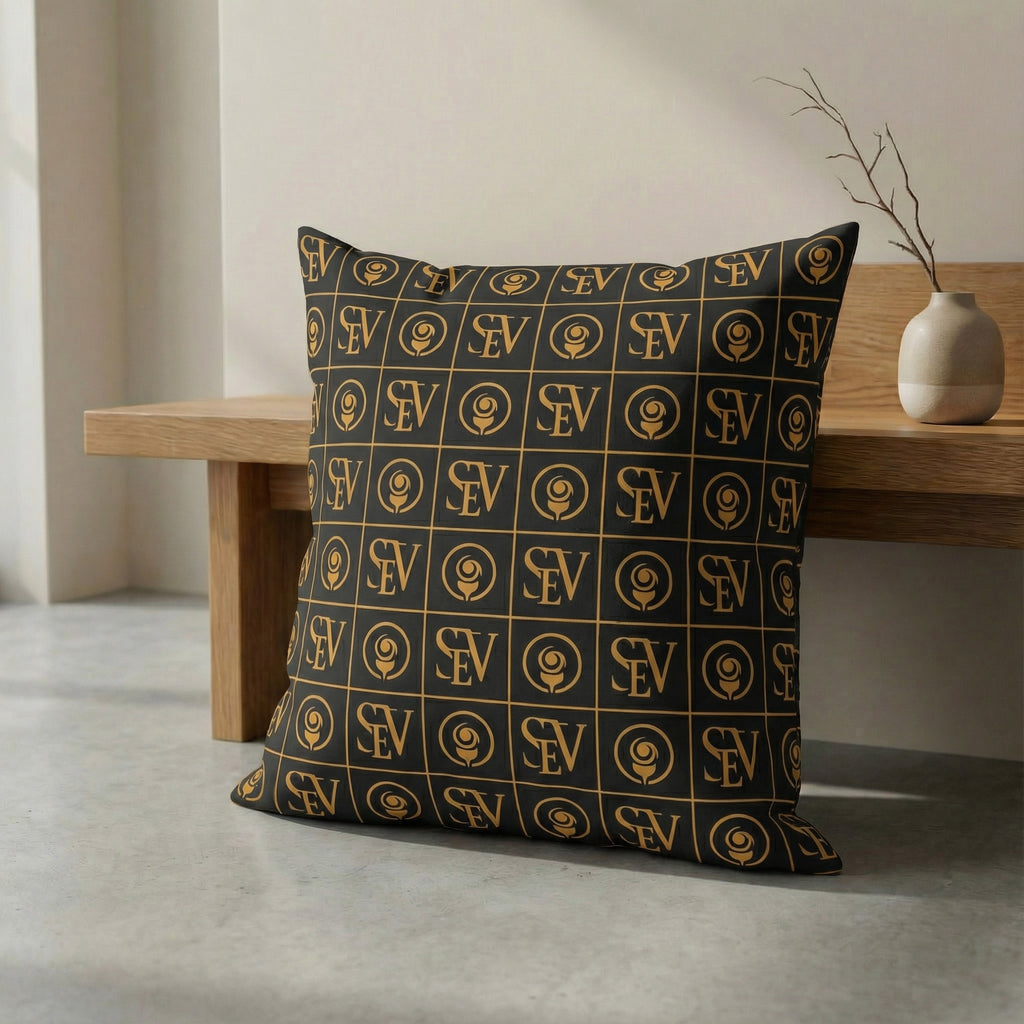 SEV Radical Capsule — Check Pattern Throw Pillow — alternate view 3 of 6