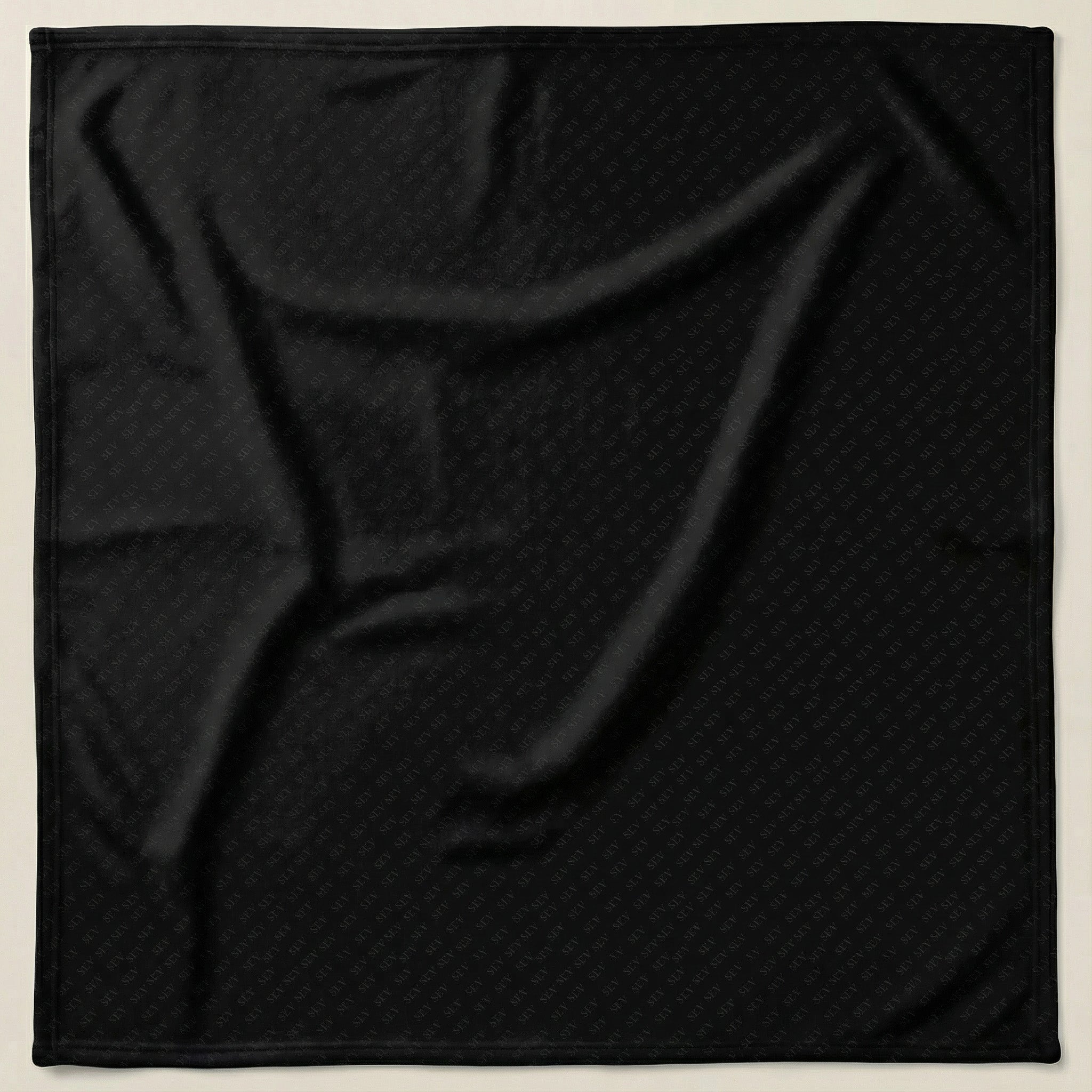 Classic Repeat Throw Blanket — Noir Graphite — alternate view 4 of 5