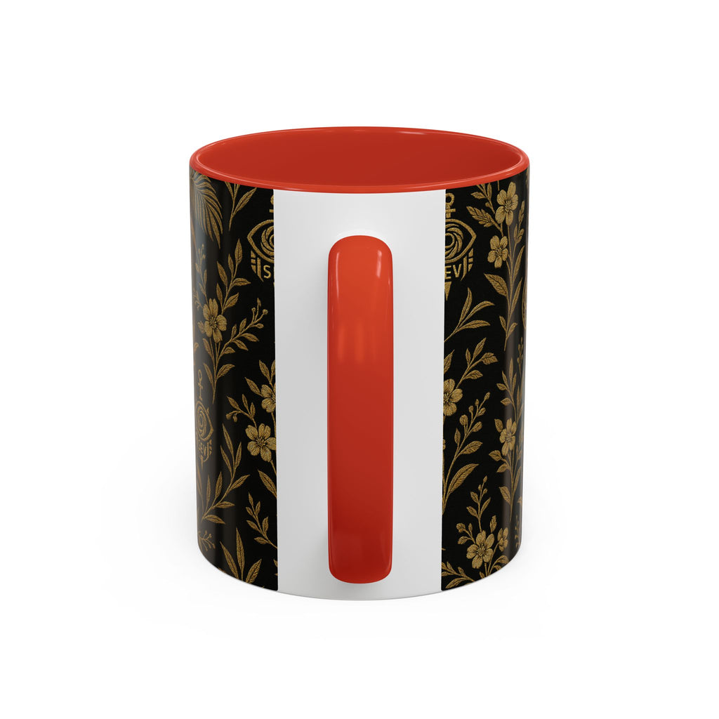 SEV ACCENT COFFEE MUG — TRUE NOIR RICH GOLD BOTANICAL — alternate view 28 of 68
