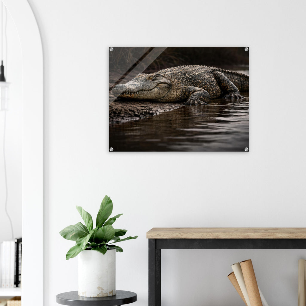 The Crocodile - Acrylic Gallery Print — alternate view 6 of 8