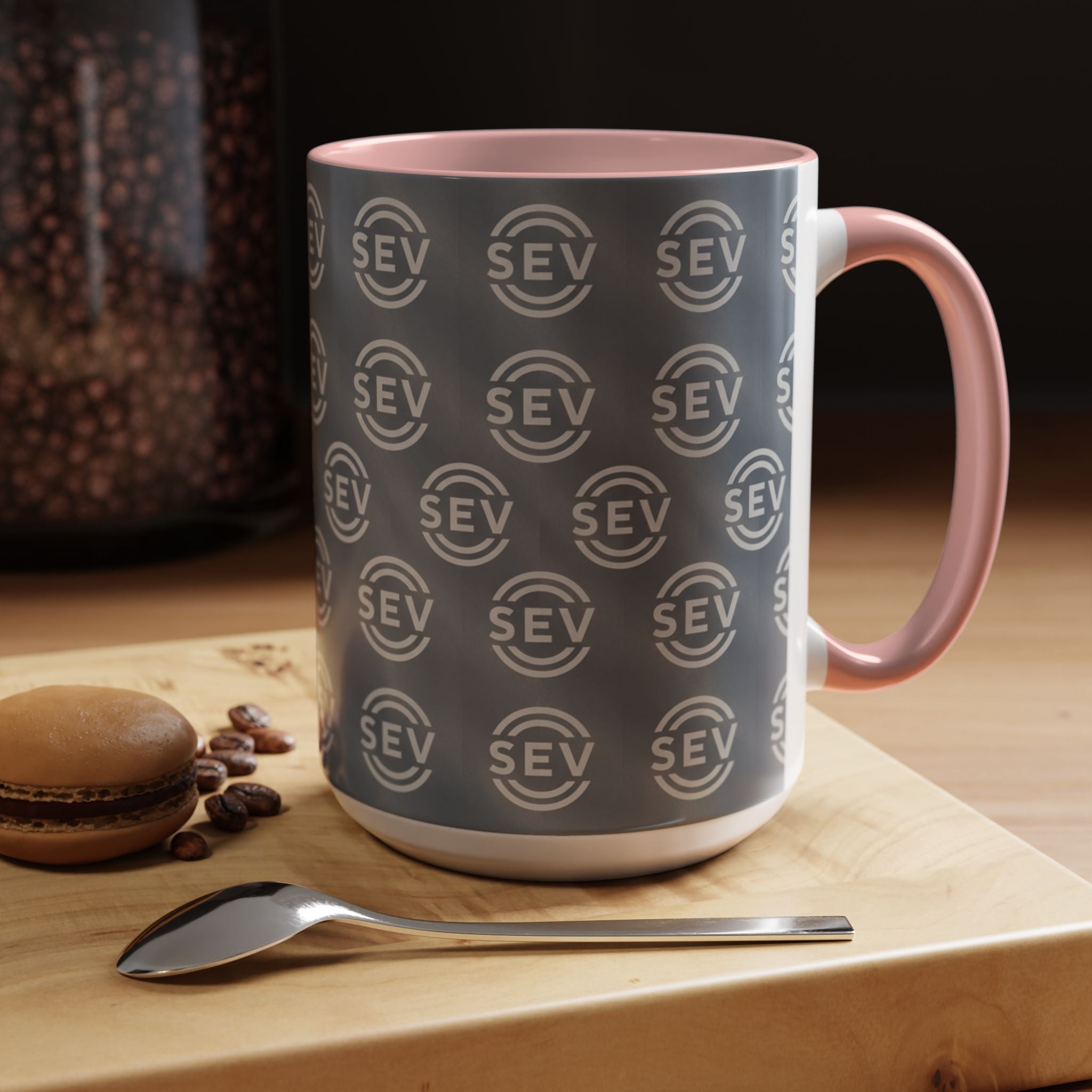 SEV ACCENT COFFEE MUG — DENSE WINTER STEEL GREY — alternate view 38 of 68