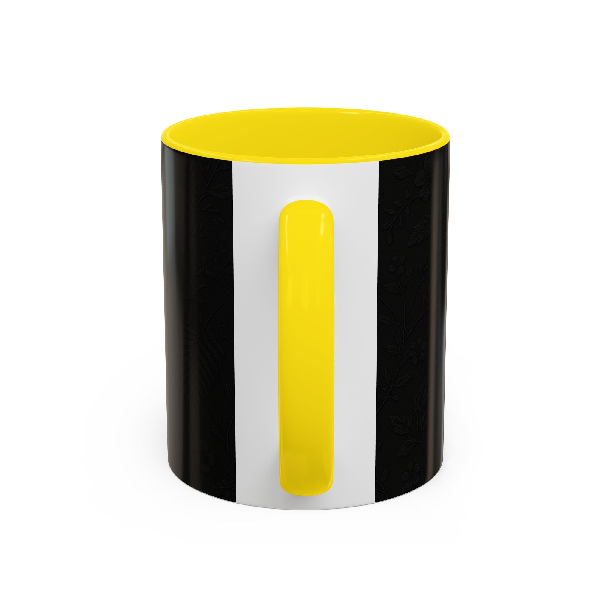 SEV ACCENT COFFEE MUG — NOIR GRAPHITE SUBTLE BOTANICAL — alternate view 52 of 68