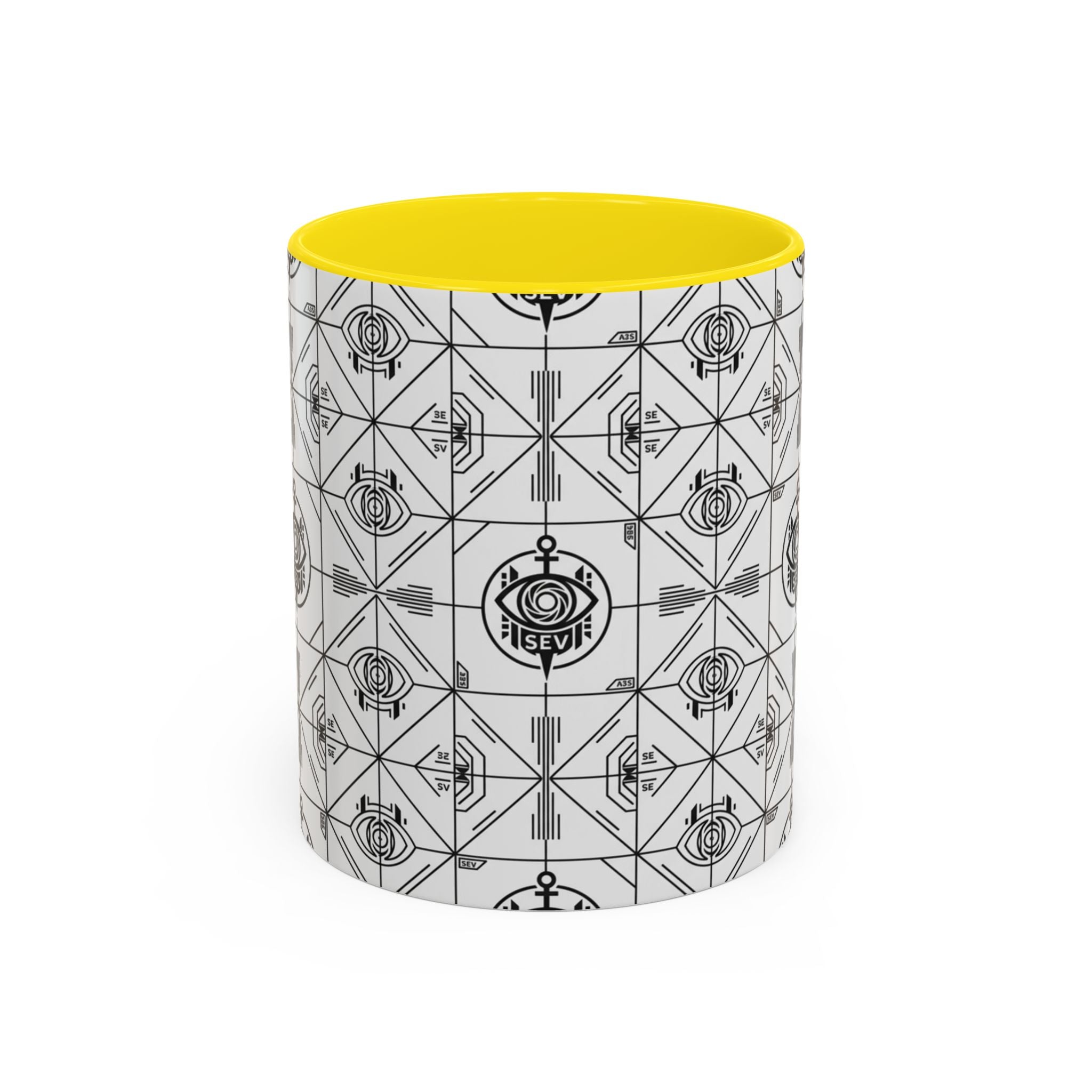 SEV ACCENT COFFEE MUG — PRECISION MONO BLACK — alternate view 13 of 68