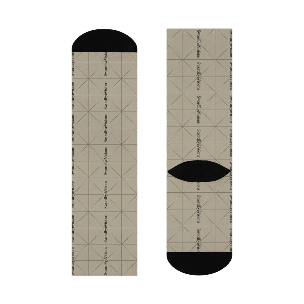 Refined Pebble Stone Socks — SEV Tessellated Linear V2 — alternate view 4 of 4