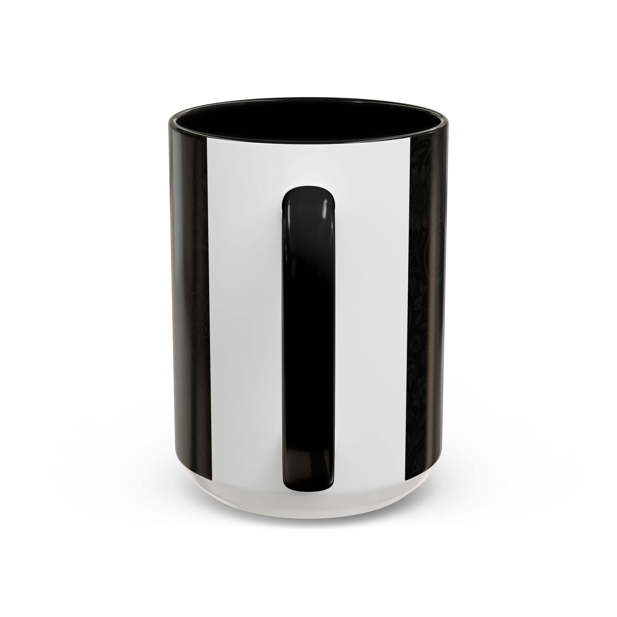 SEV ACCENT COFFEE MUG — COOL NOIR GRAPHITE FLORAL — alternate view 31 of 68