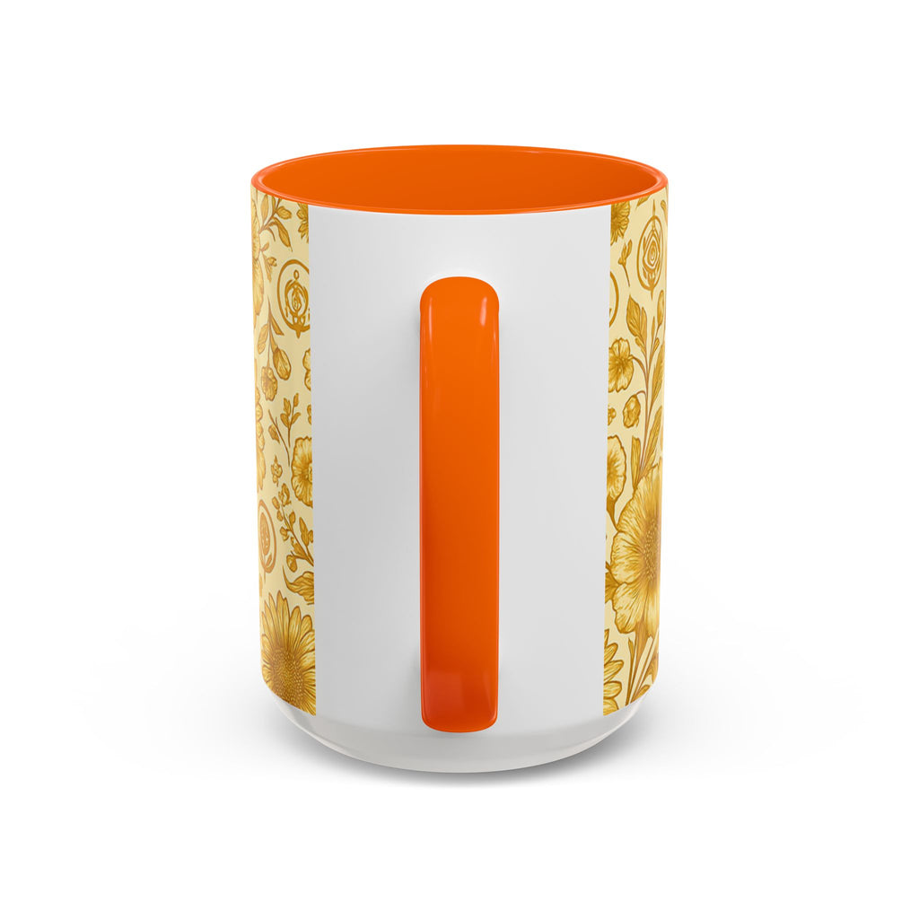 SEV ACCENT COFFEE MUG — GOLDCREAM FLORAL — alternate view 55 of 68