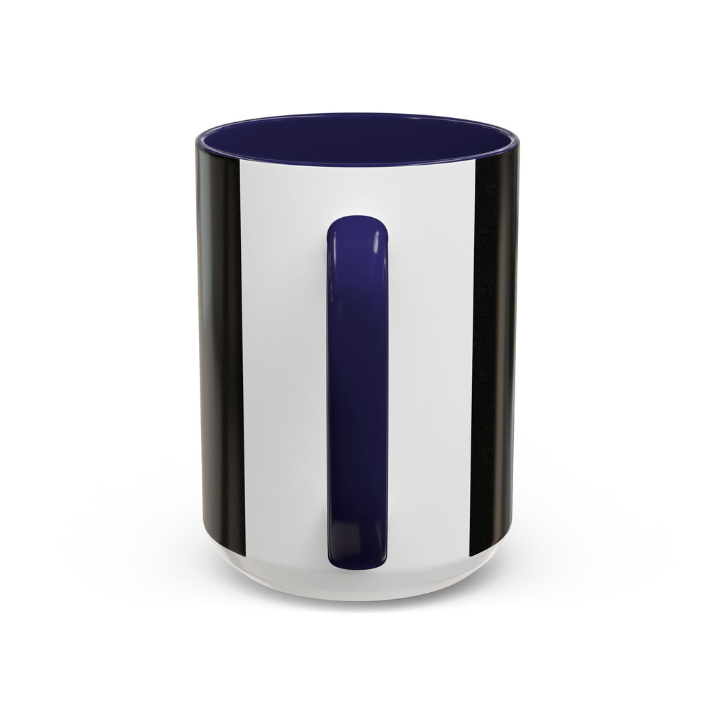 SEV ACCENT COFFEE MUG — NOIR GRAPHITE SUBTLE BOTANICAL — alternate view 34 of 68