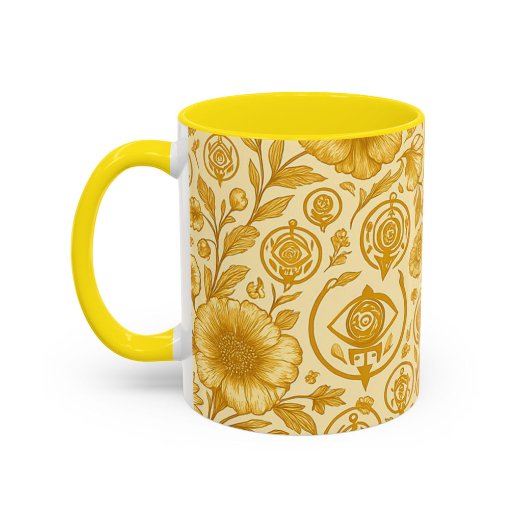 SEV ACCENT COFFEE MUG — GOLDCREAM FLORAL — alternate view 51 of 68