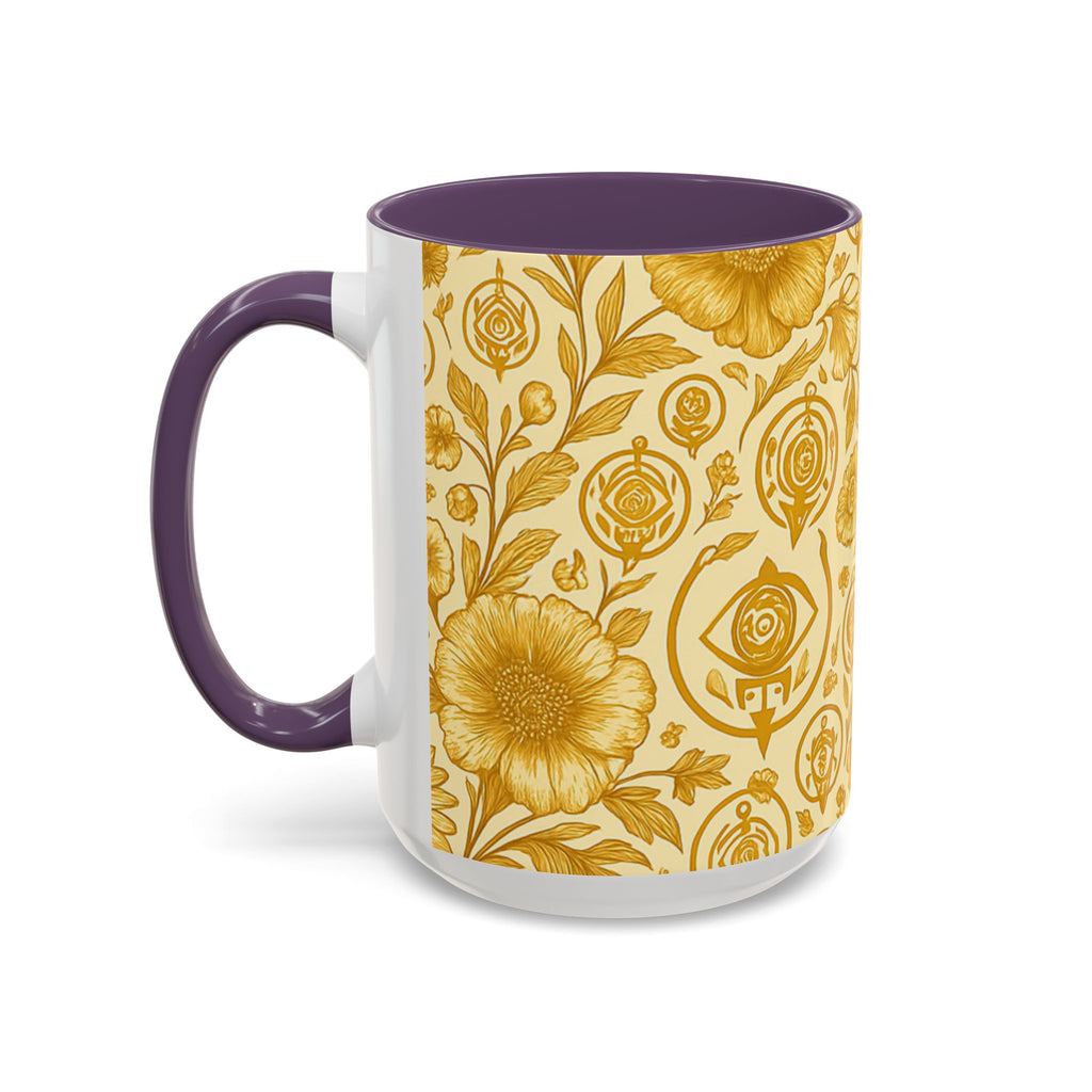 SEV ACCENT COFFEE MUG — GOLDCREAM FLORAL — alternate view 66 of 68