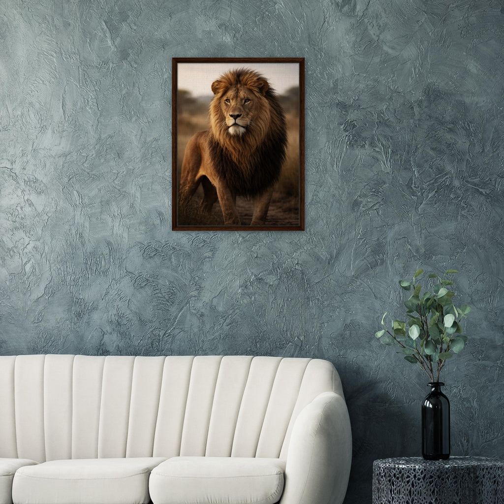 The Lion – Framed Canvas Edition — alternate view 2 of 6