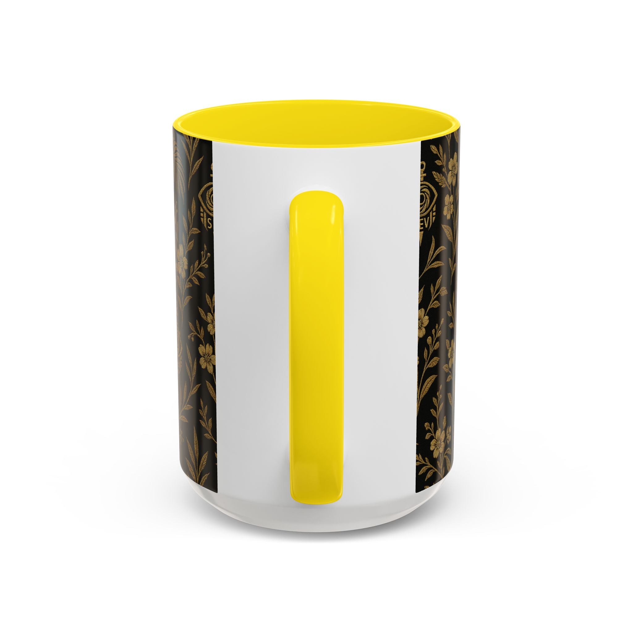 SEV ACCENT COFFEE MUG — TRUE NOIR RICH GOLD BOTANICAL — alternate view 58 of 68