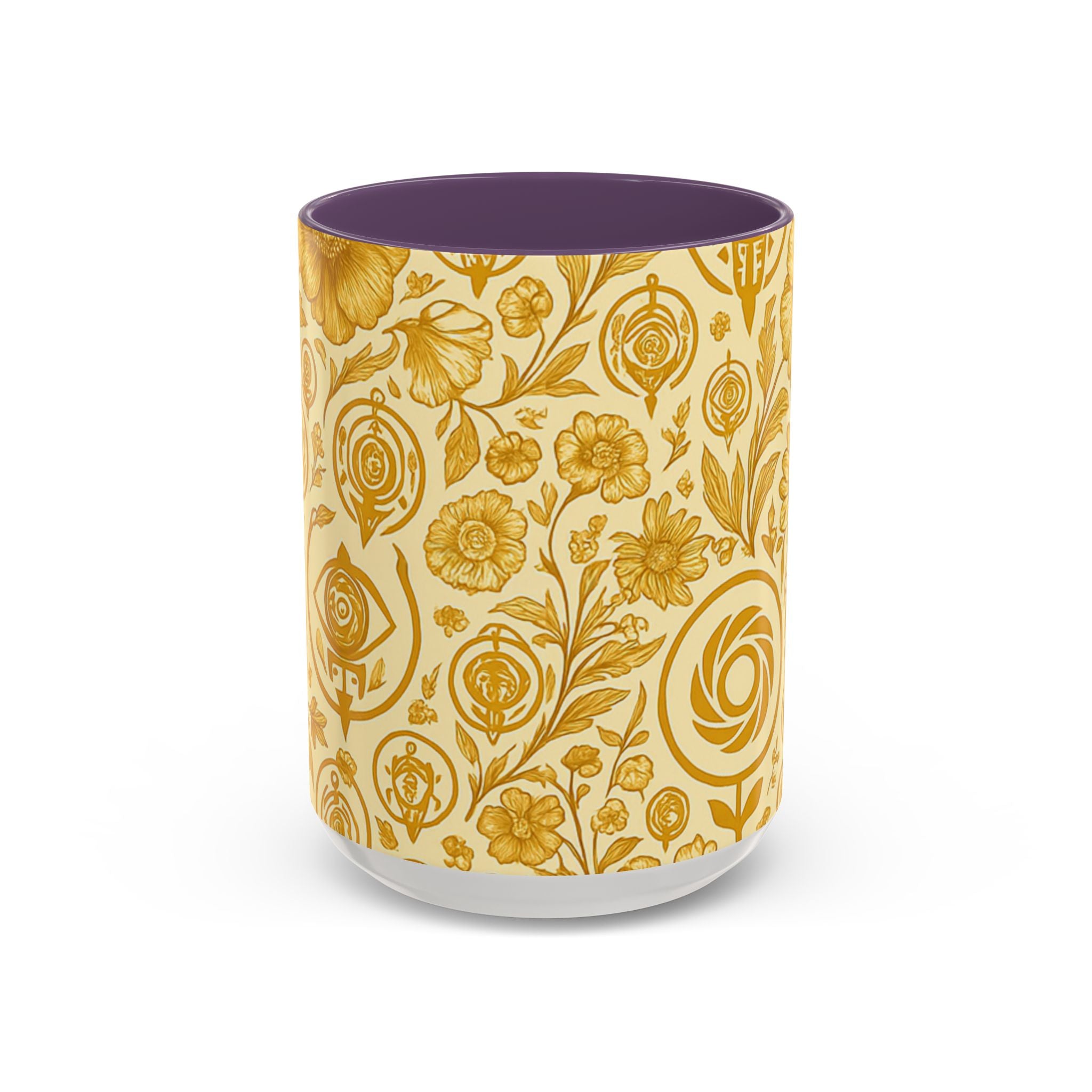 SEV ACCENT COFFEE MUG — GOLDCREAM FLORAL — alternate view 18 of 68
