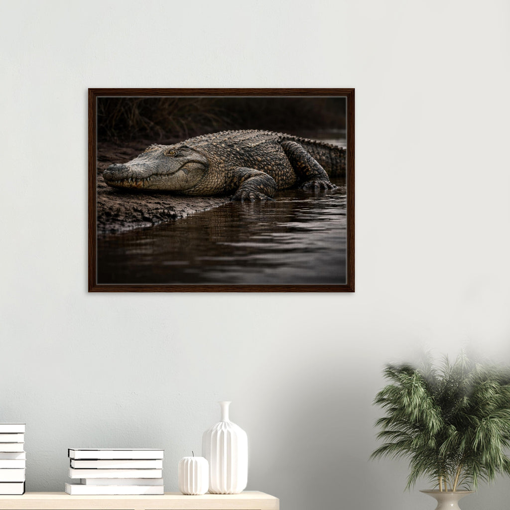 The Crocodile – Framed Canvas Edition — alternate view 5 of 6