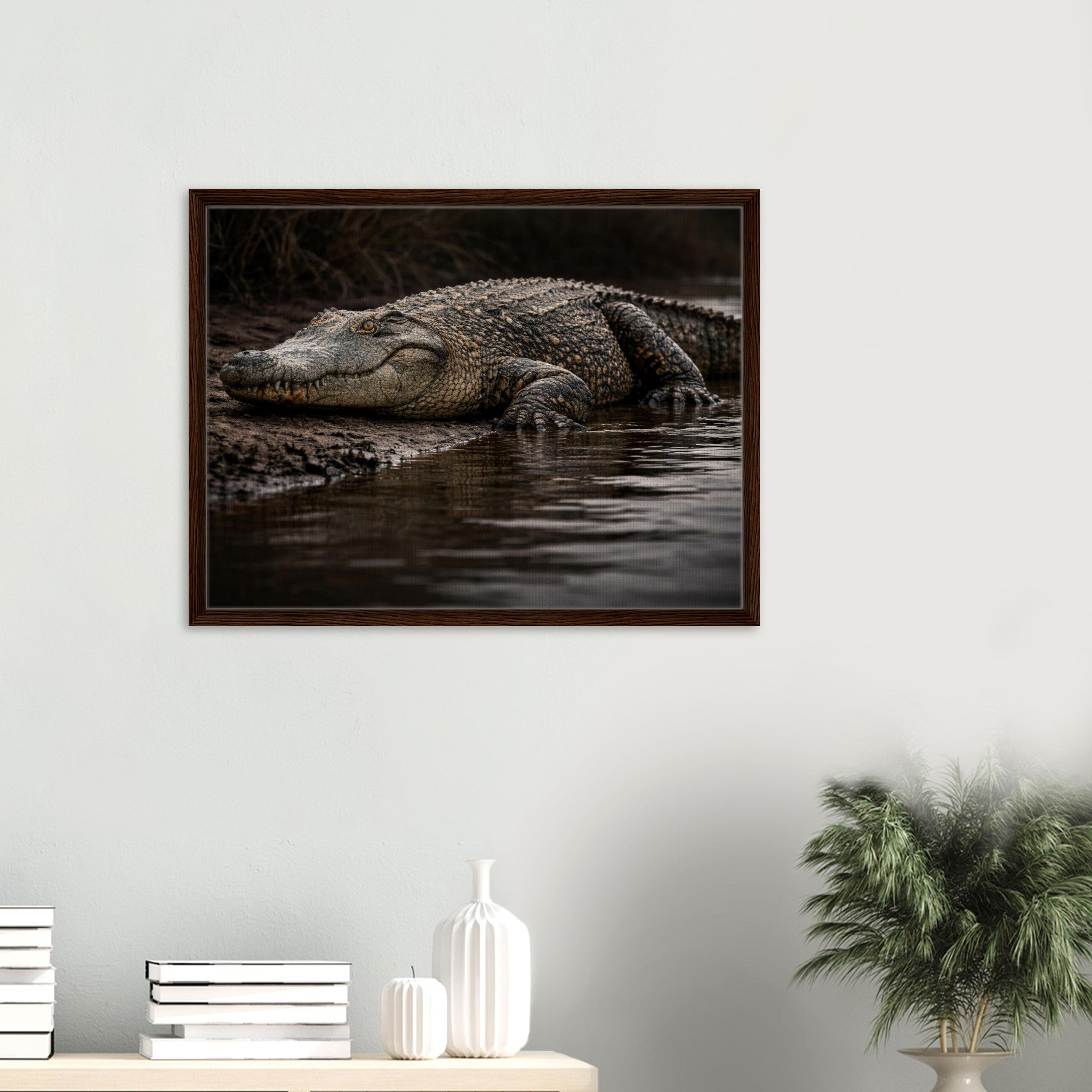 The Crocodile – Framed Canvas Edition — alternate view 5 of 6