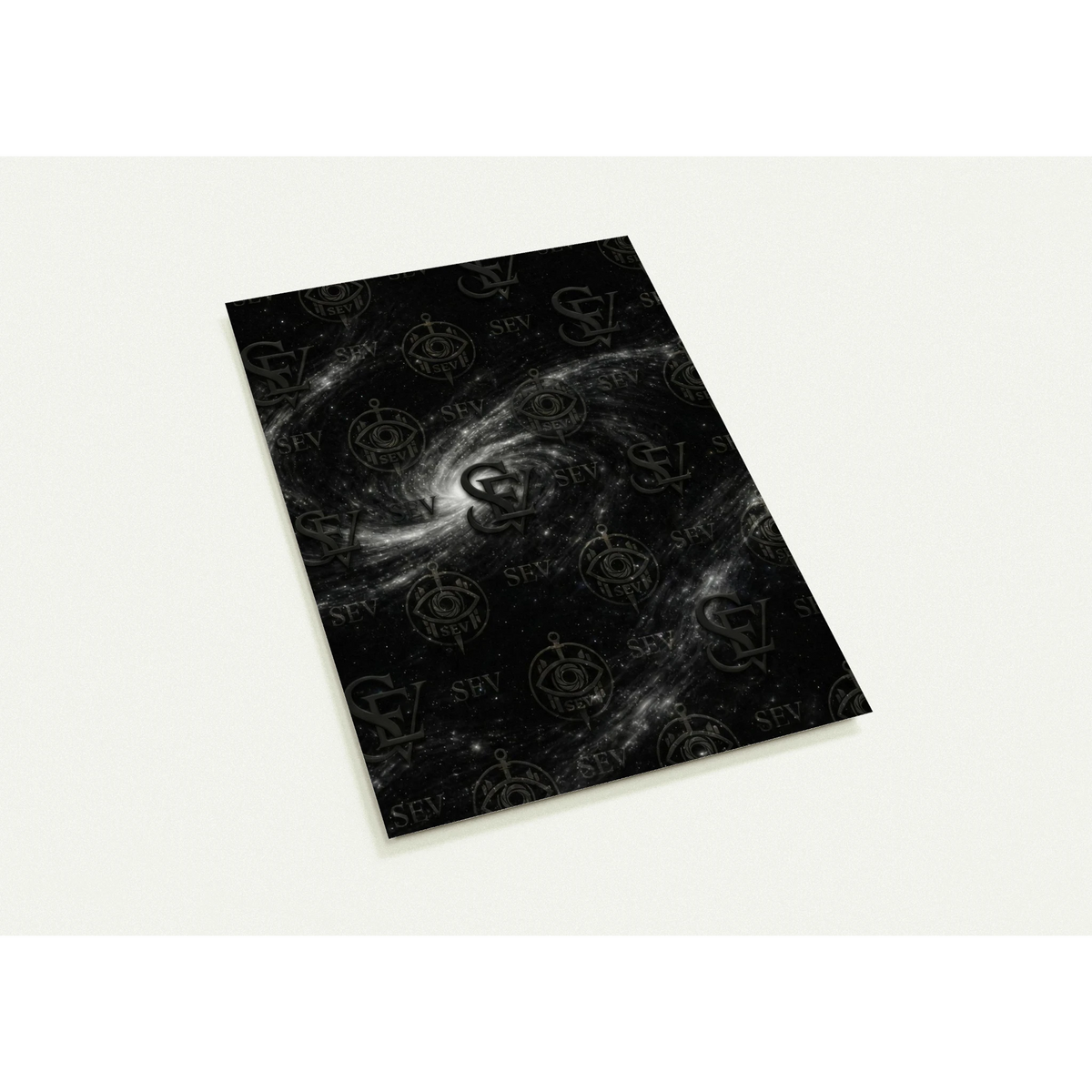 Eclipse Relief art card set with sculpted monochrome design