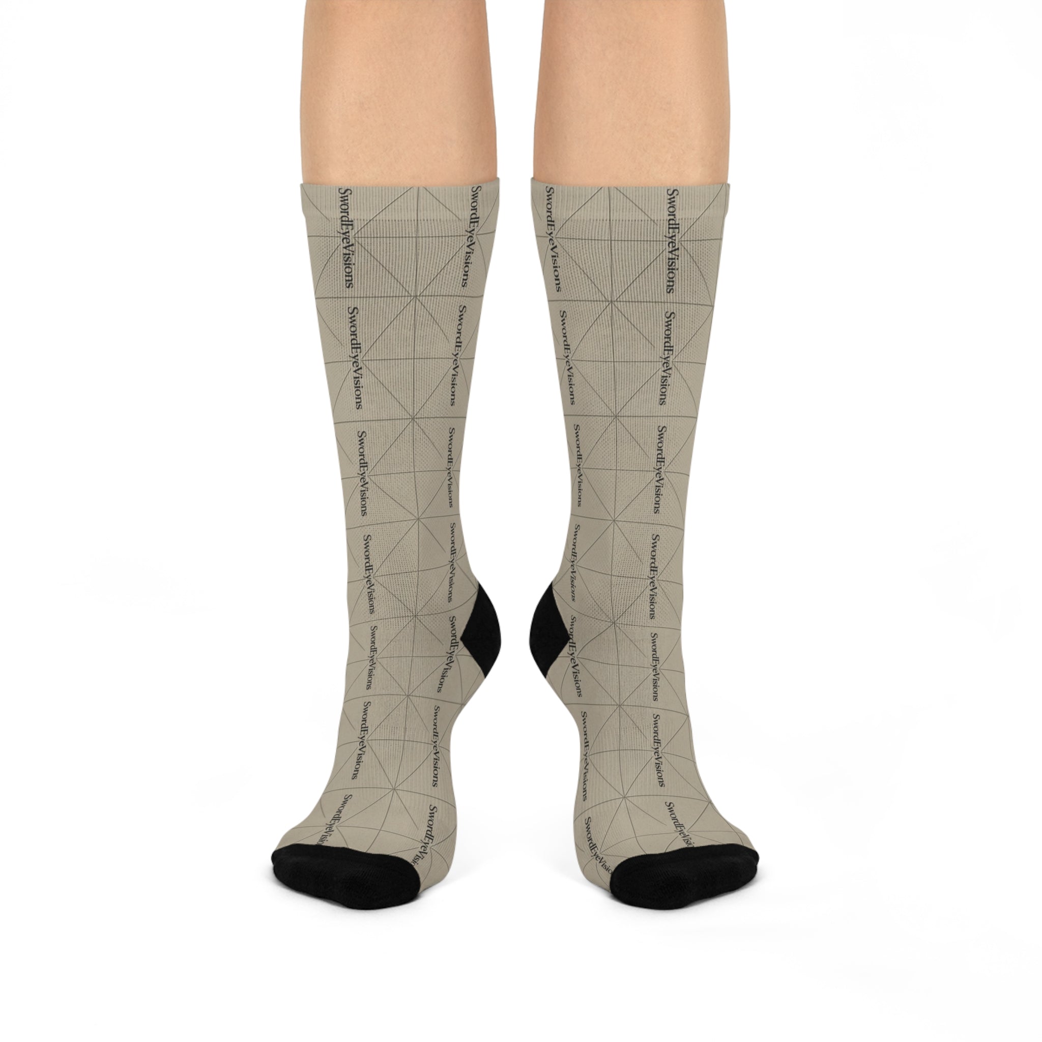 Refined Pebble Stone Socks — SEV Tessellated Linear V2 — alternate view 1 of 4