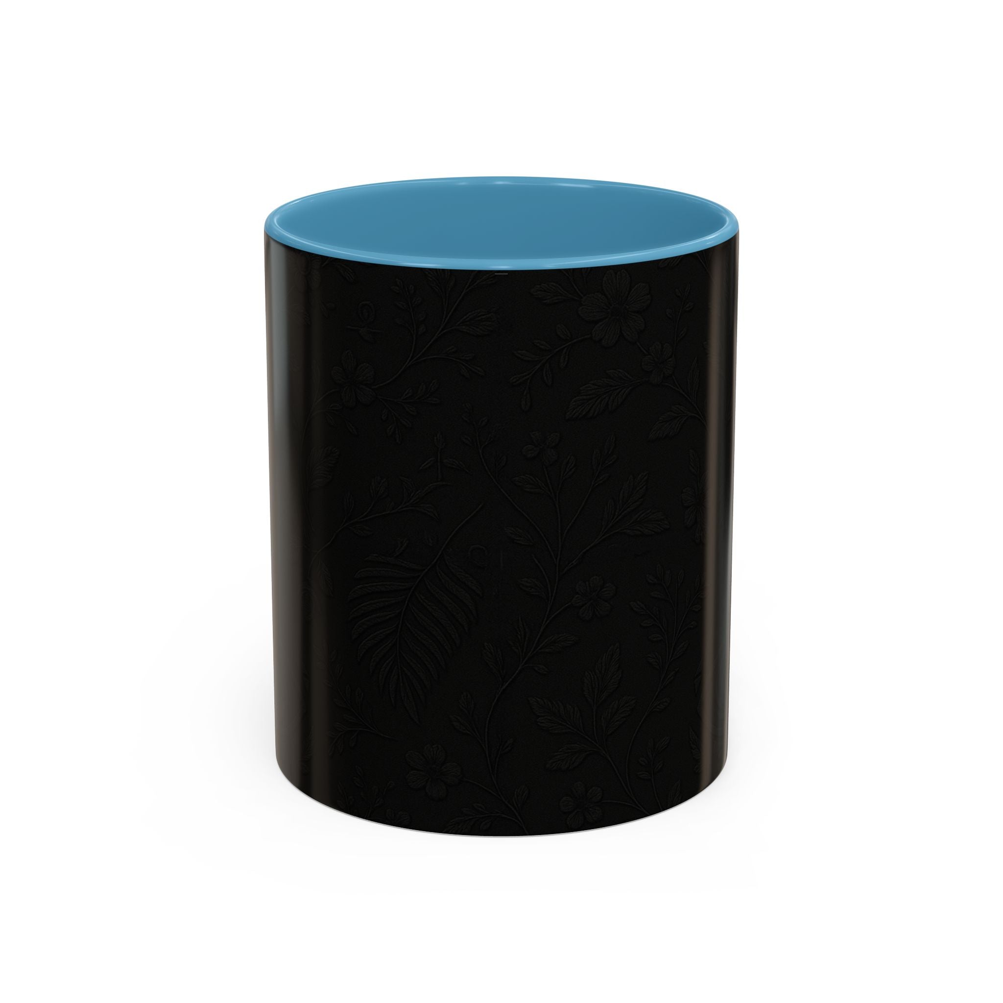 SEV ACCENT COFFEE MUG — NOIR GRAPHITE SUBTLE BOTANICAL — alternate view 10 of 68