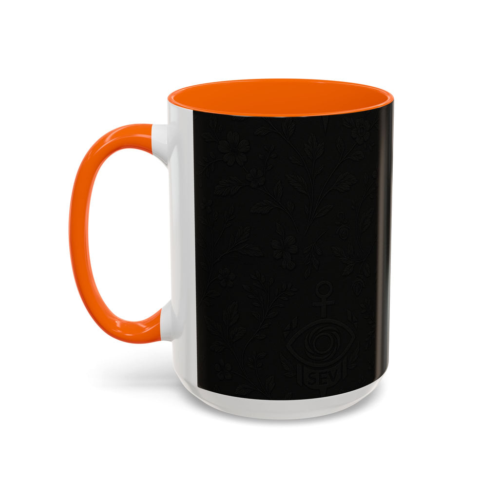SEV ACCENT COFFEE MUG — NOIR GRAPHITE SUBTLE BOTANICAL — alternate view 54 of 68