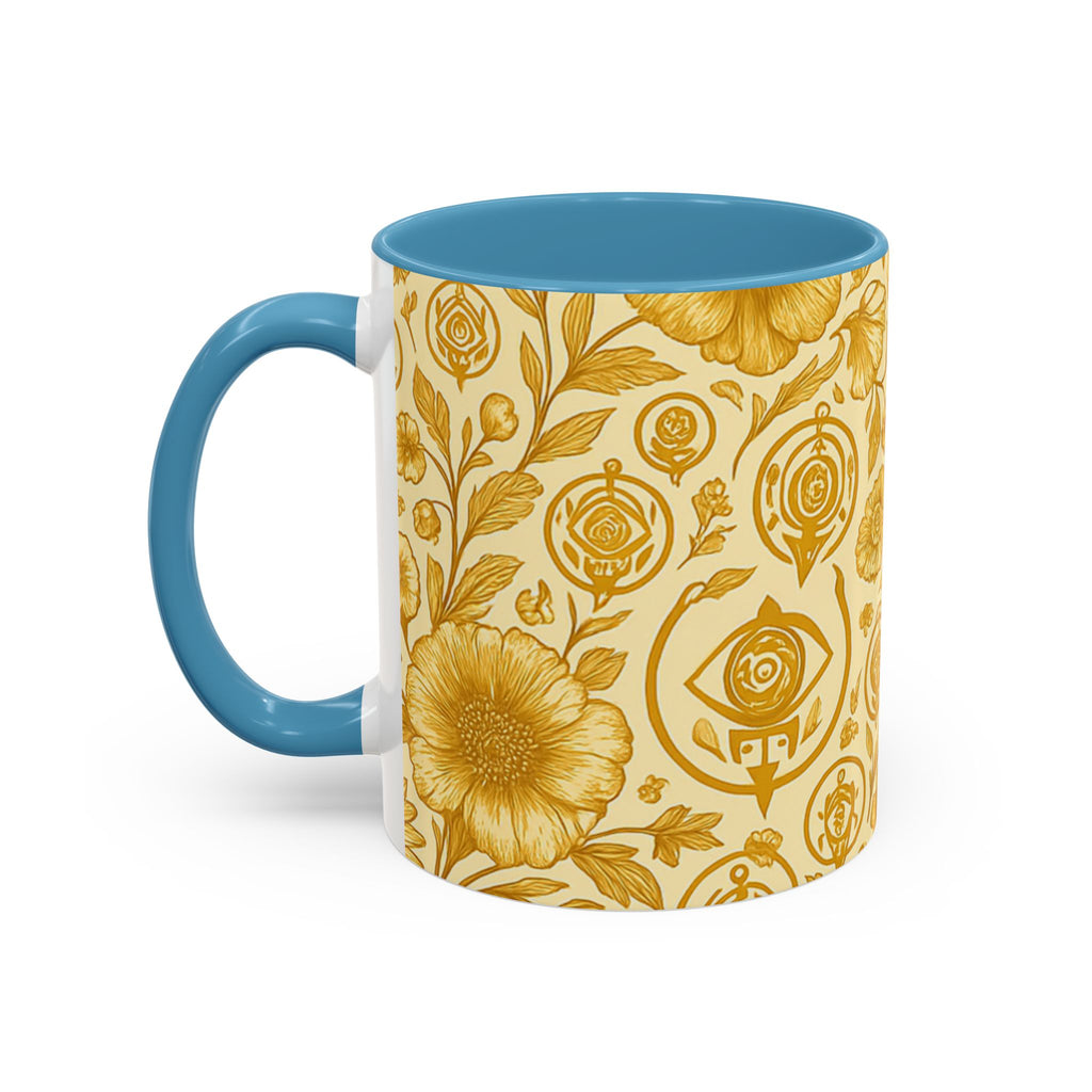 SEV ACCENT COFFEE MUG — GOLDCREAM FLORAL — alternate view 42 of 68