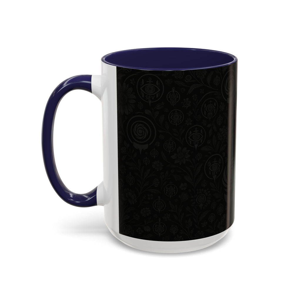 SEV ACCENT COFFEE MUG — COOL NOIR GRAPHITE FLORAL — alternate view 33 of 68