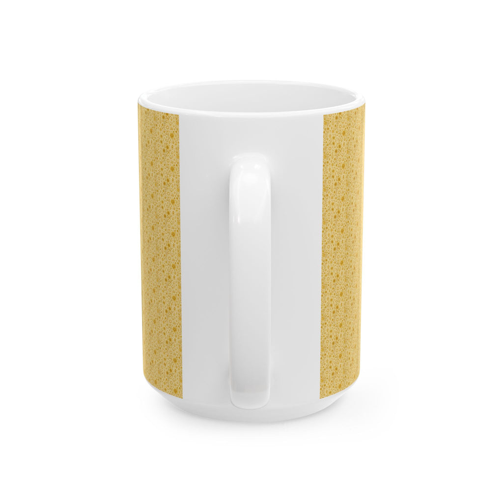 SEV CERAMIC MUG — GOLDCREAM FLORAL — alternate view 6 of 7