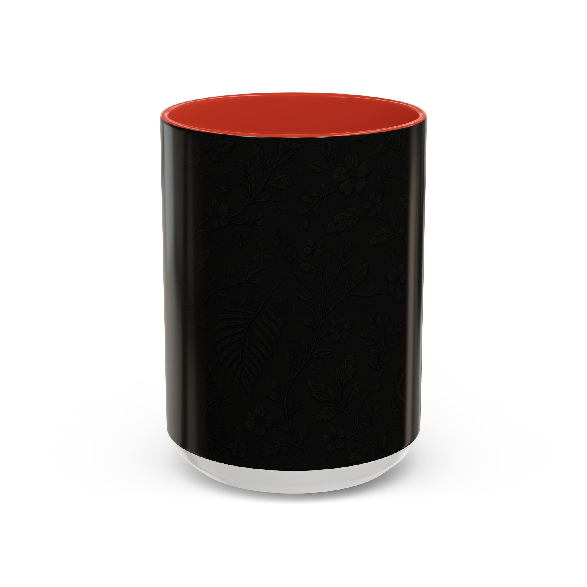 SEV ACCENT COFFEE MUG — NOIR GRAPHITE SUBTLE BOTANICAL — alternate view 9 of 68
