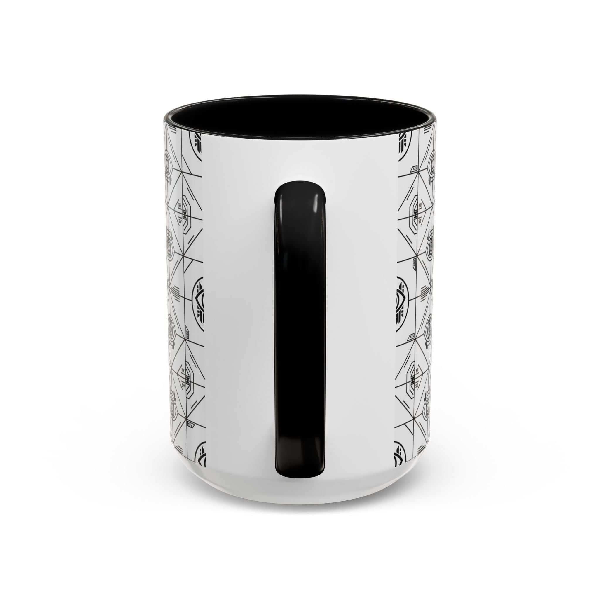 SEV ACCENT COFFEE MUG — PRECISION MONO BLACK — alternate view 31 of 68