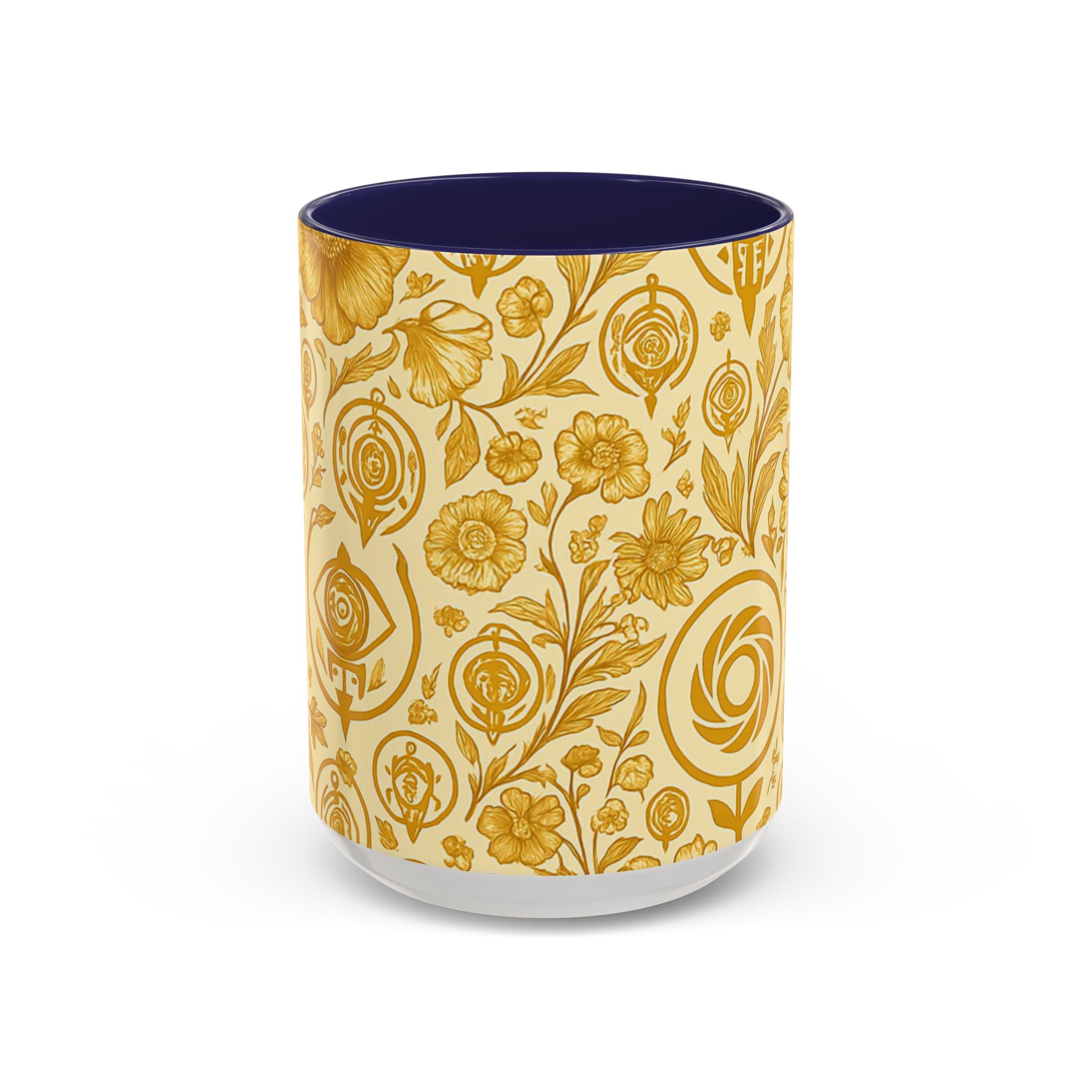 SEV ACCENT COFFEE MUG — GOLDCREAM FLORAL — alternate view 7 of 68