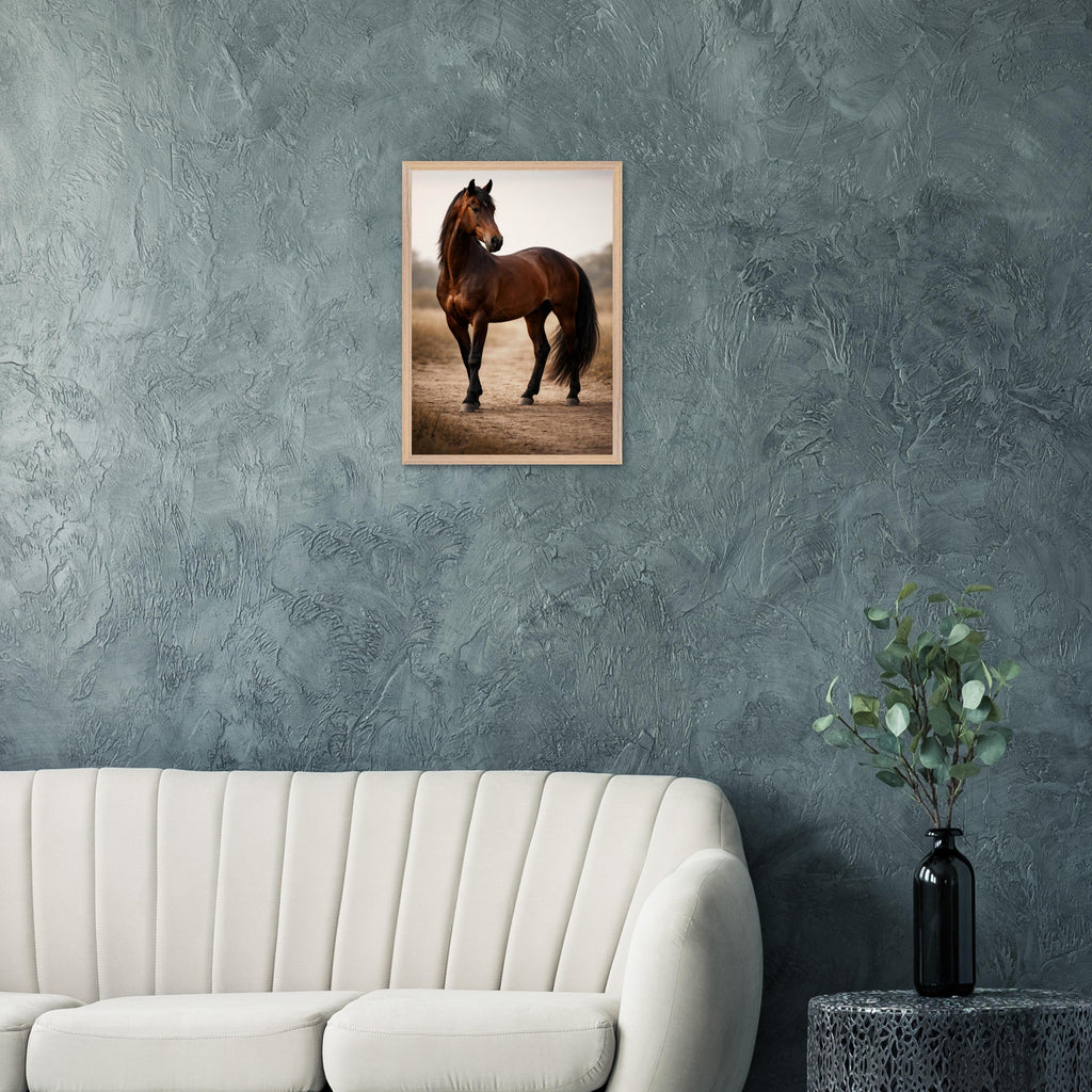 The Horse — Framed Fine Art Print — Premium Wooden Frame — alternate view 5 of 9