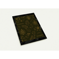 SEV Deep Olive Gold Botanical A6 postcard set with muted olive and antique-gold artwork